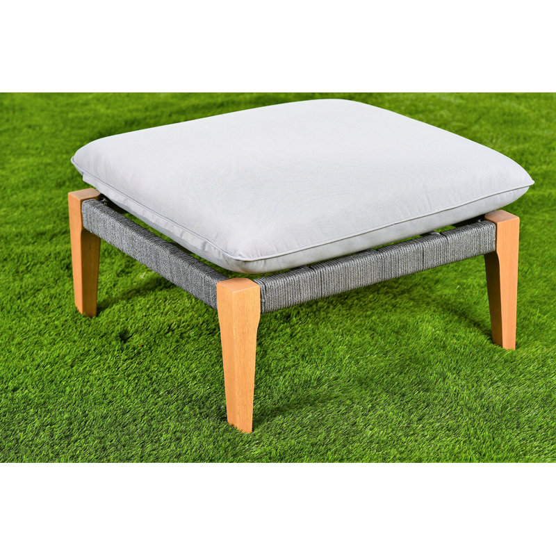 Habitat 8 Piece Teak Sectional Seating Group with Cushions & Reviews